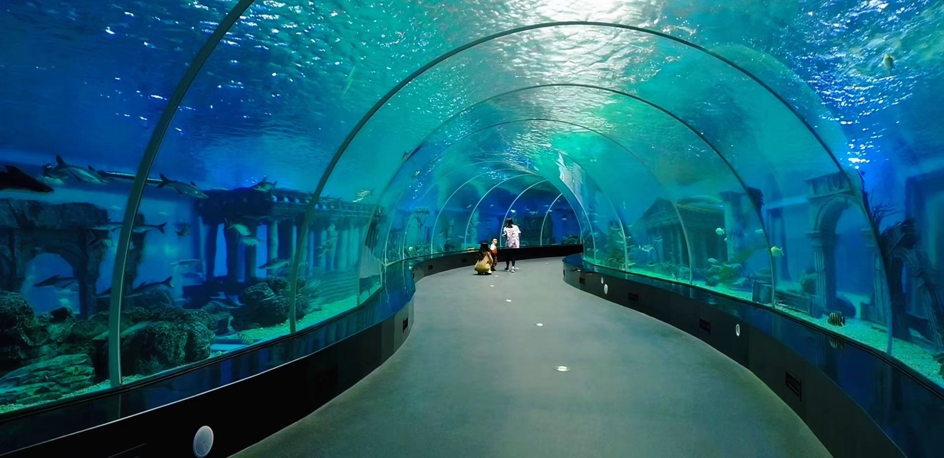 F&aacute;brica de t&uacute;neles de acuario acr&iacute;lico