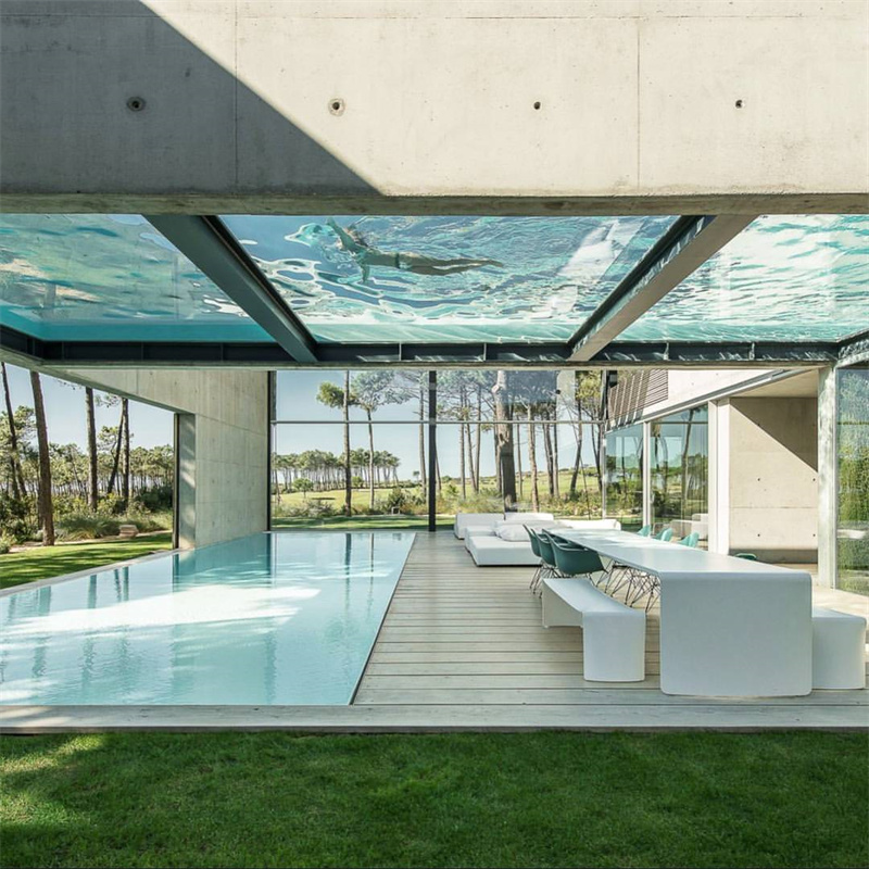 Piscina colgante acr&iacute;lica - f&aacute;brica