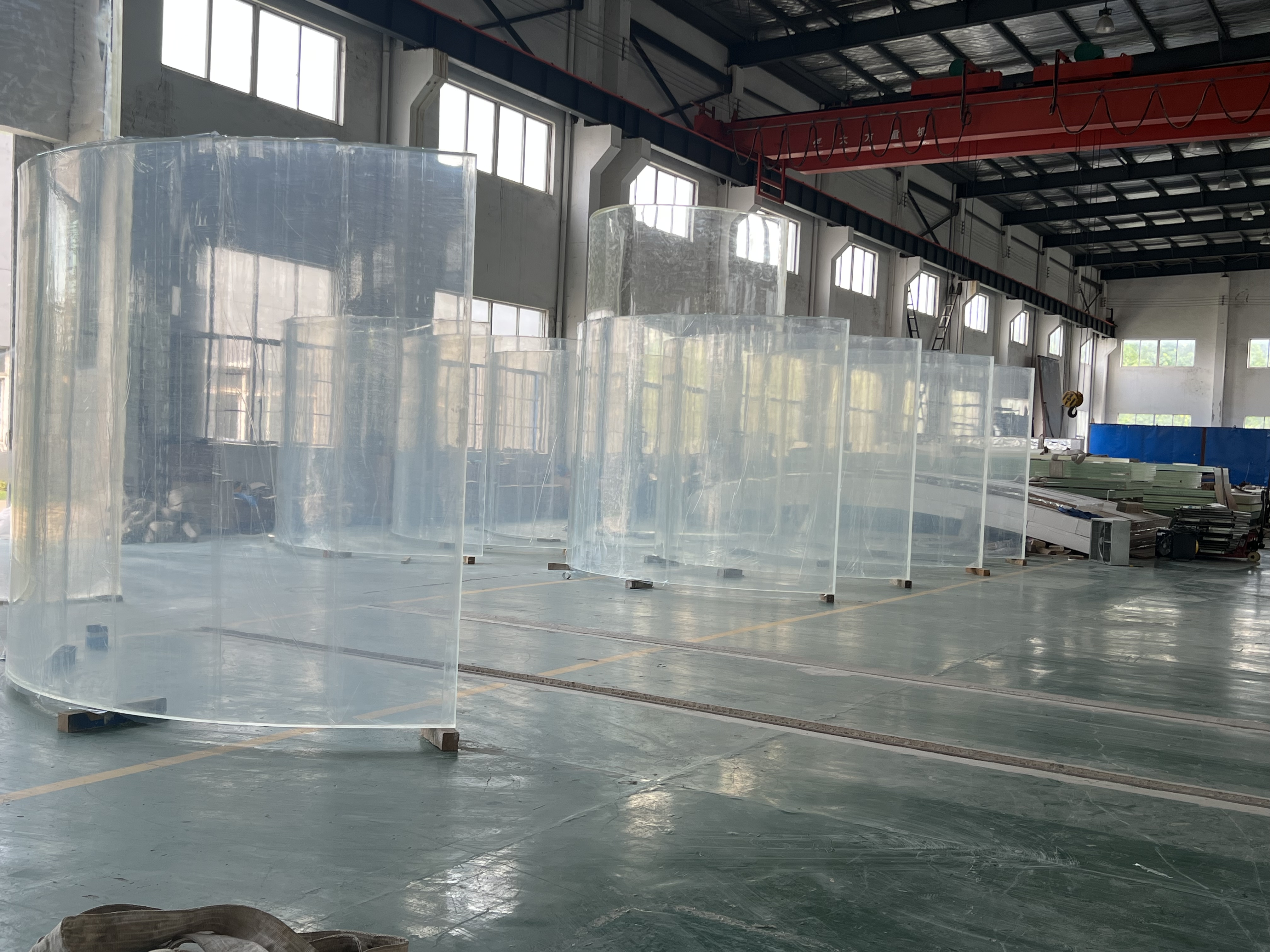 Acrylic panel wall - LEYU Pared de panel acrílico - LEYU