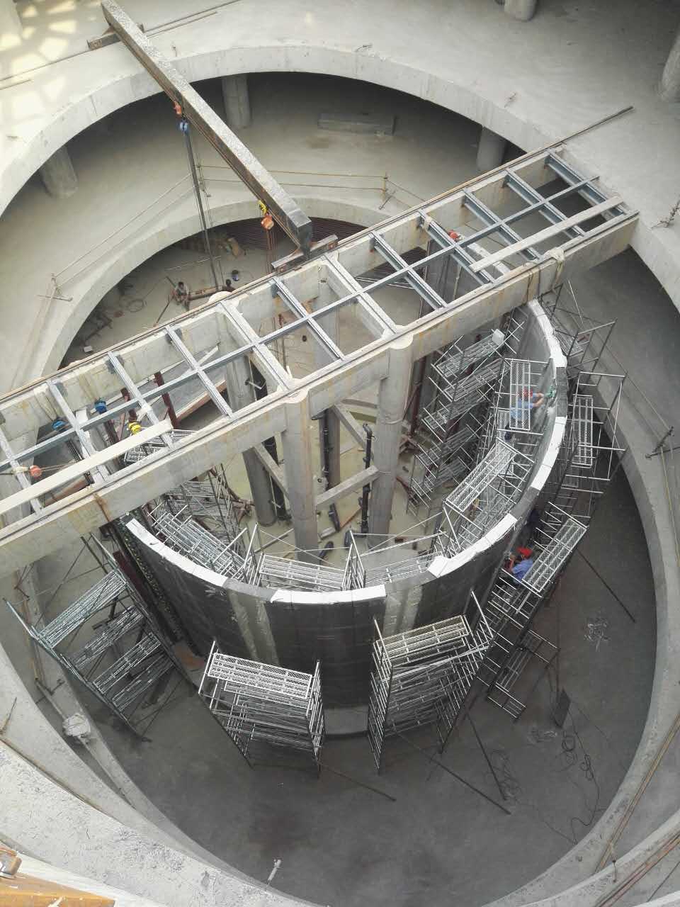 Cilindro acrílico propio de gran diámetro para acuario de peces - Leyu 