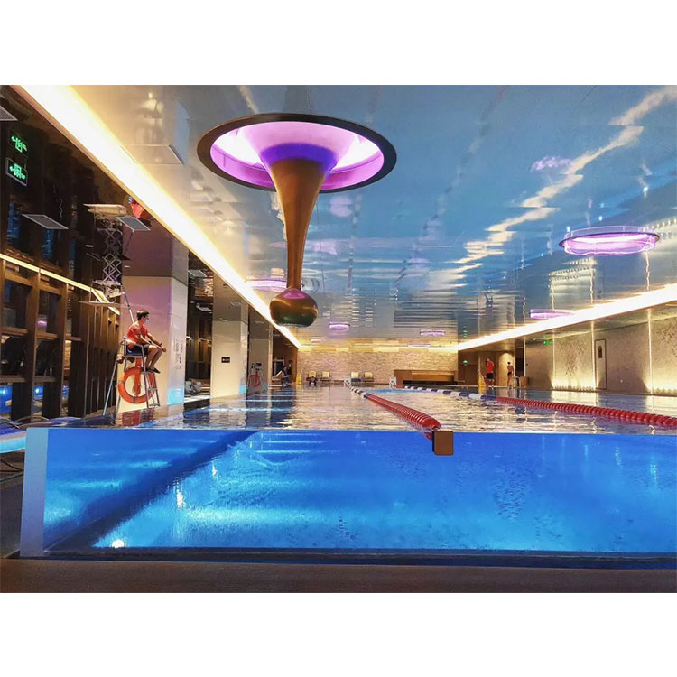 Fabricante e instalador de paredes de piscina de acrílico transparente con precio directo de fábrica - Leyu