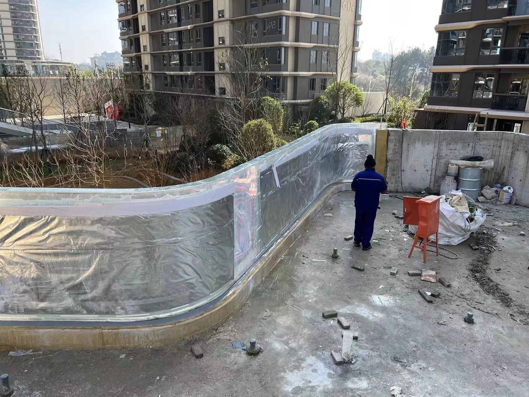  2025 Piscina acrílica en Medio Oriente - Dubai 