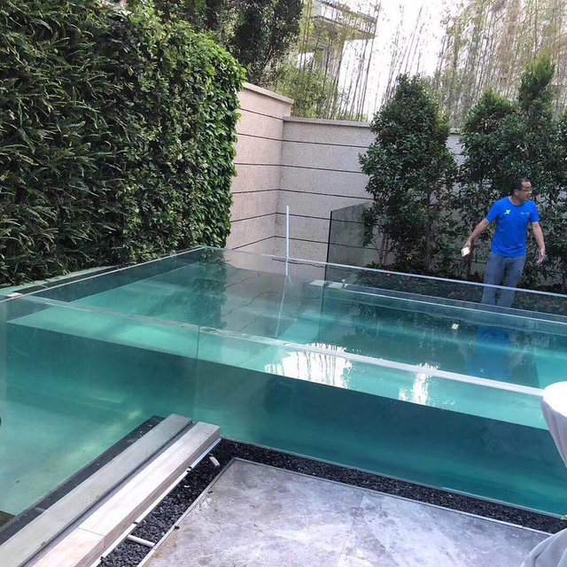 Fábrica de piscinas personalizada con panel de visualización acrílico transparente de China - Leyu