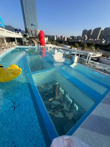 Venta caliente, suministro directo de fábrica, piscina acrílica transparente para exteriores - Piscinas acrílicas Leyu para la venta 