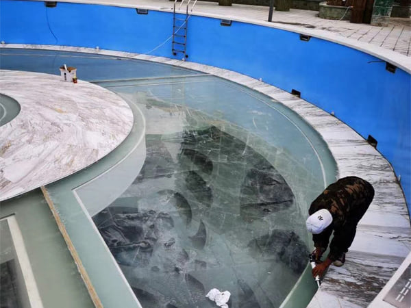 Gran piscina acrílica Filipinas: lujo cristalino para un paraíso tropical