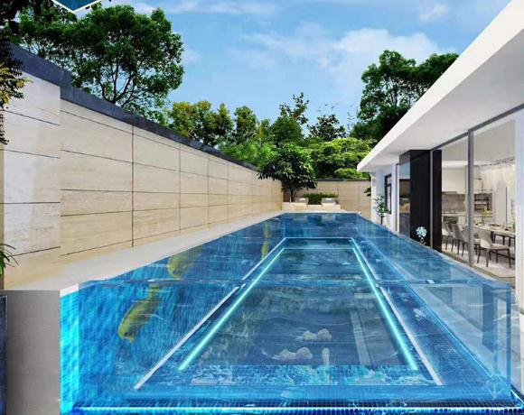 Gran piscina acrílica Filipinas: lujo cristalino para un paraíso tropical