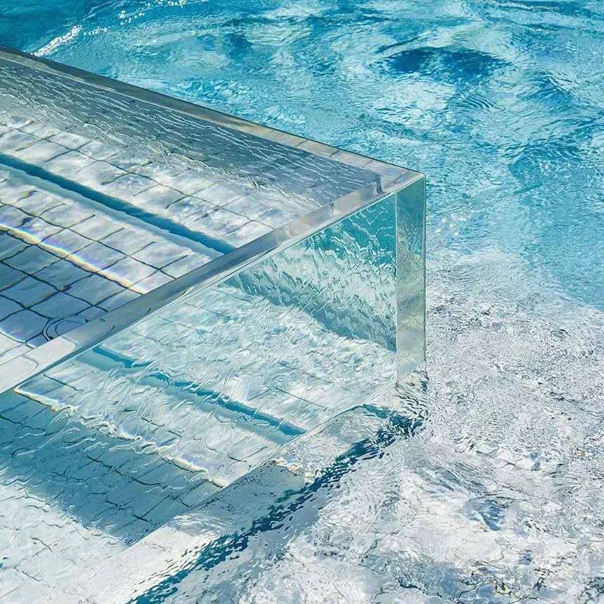 Paneles acrílicos para piscina en Oriente Medio - Leyu