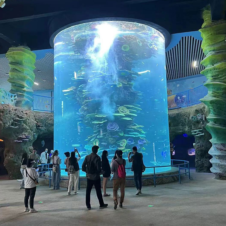 El acuario de cilindro acrílico personalizado debe prestar atención a qué - Leyu